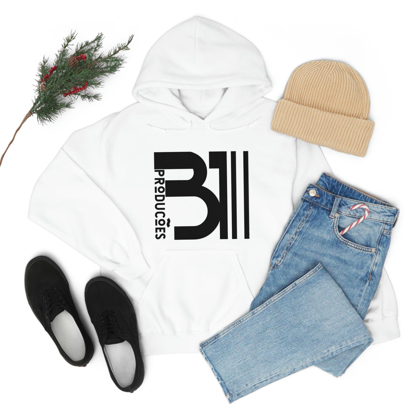 Bate1 Produções  Hooded Sweatshirt